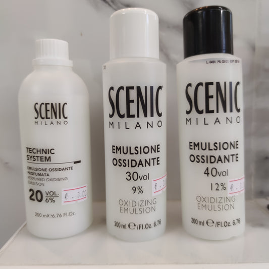 Scenic Milano Technic System-emulsione ossidante profumata 20 VOL. 6% . 200ml. - MR BEAUTY SALON 
