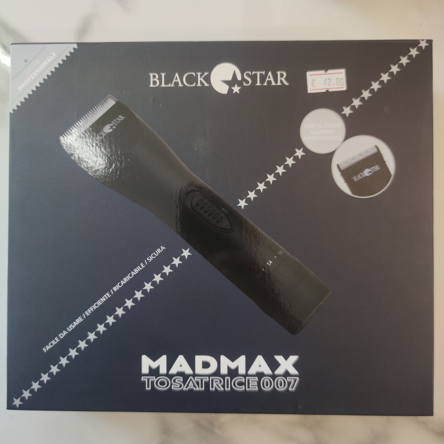 BLACKSTAR  MADMAX  007  TOSATRICE PROFESSIONALE CAPELLI - MR BEAUTY SALON 