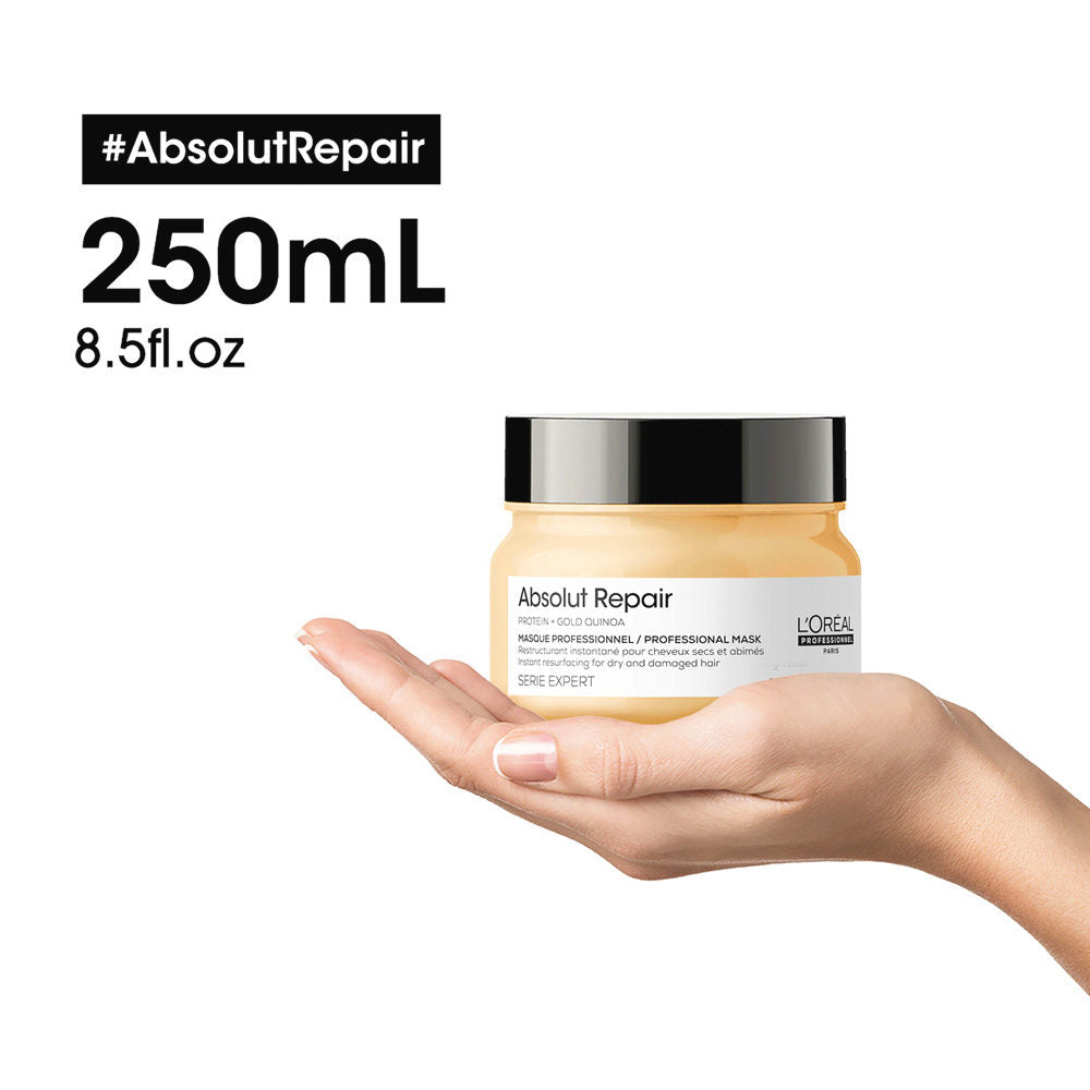 L'Oréal Professionnel Paris Serie Expert Absolut Repair Mask 250ml - maschera per capelli danneggiati - MR BEAUTY SALON 