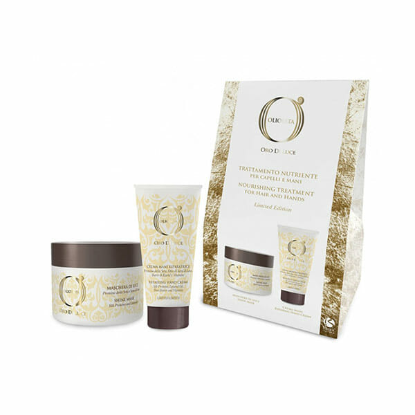 Kit Trattamento Nutriente Per Capelli E Mani OLIOSETA Oro Di Luce - MR BEAUTY SALON 